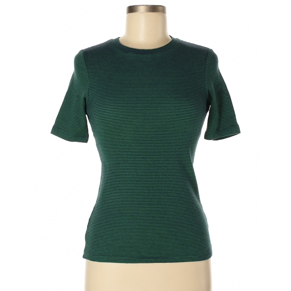 Green and navy striped H&M shirt